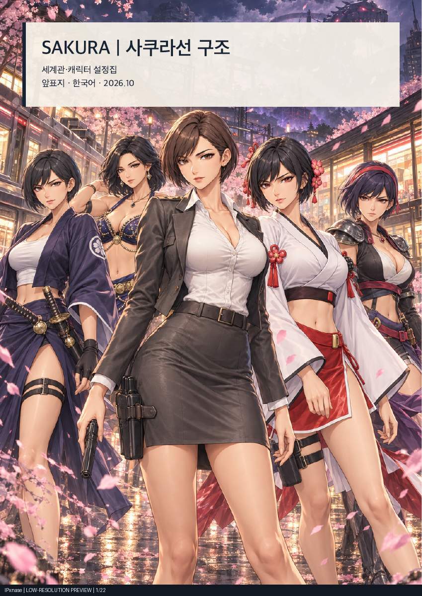 SAKURA | 사쿠라선 구조 — 세계관·캐릭터 설정집